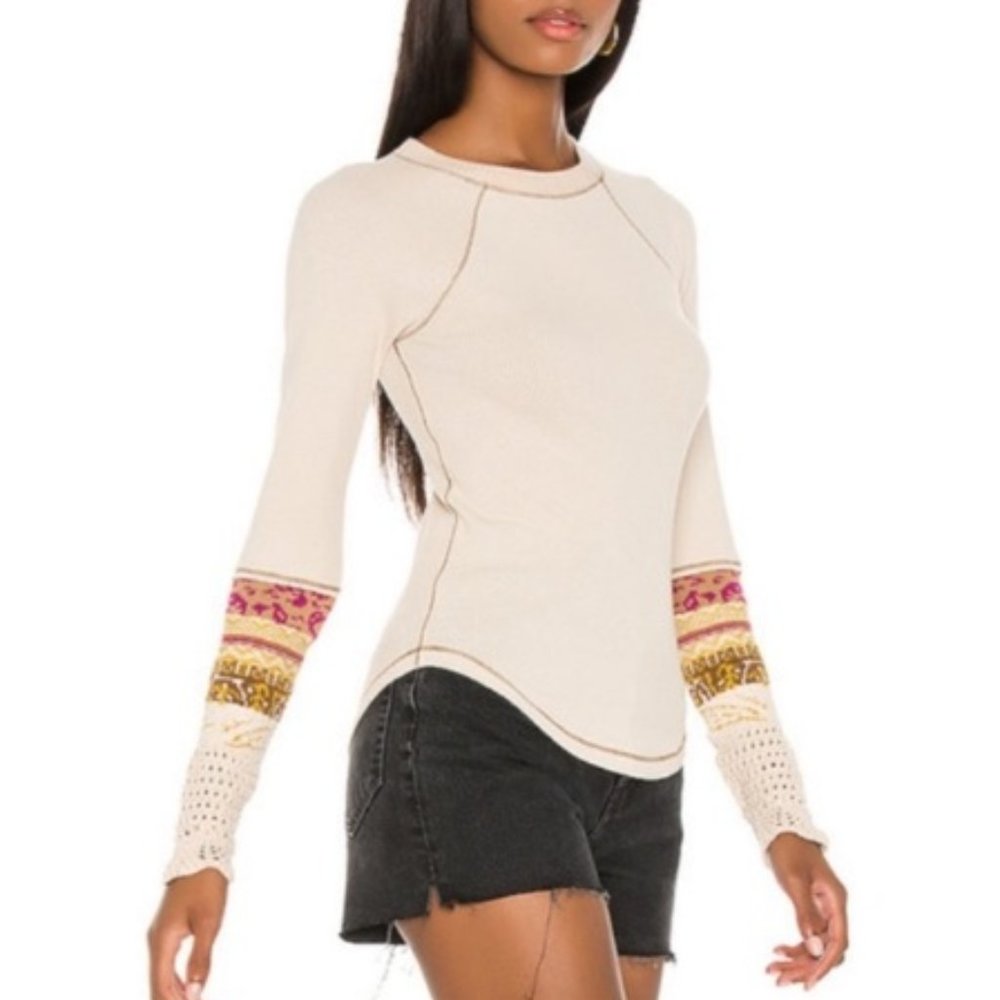 NWT Free People In the Mix Tee